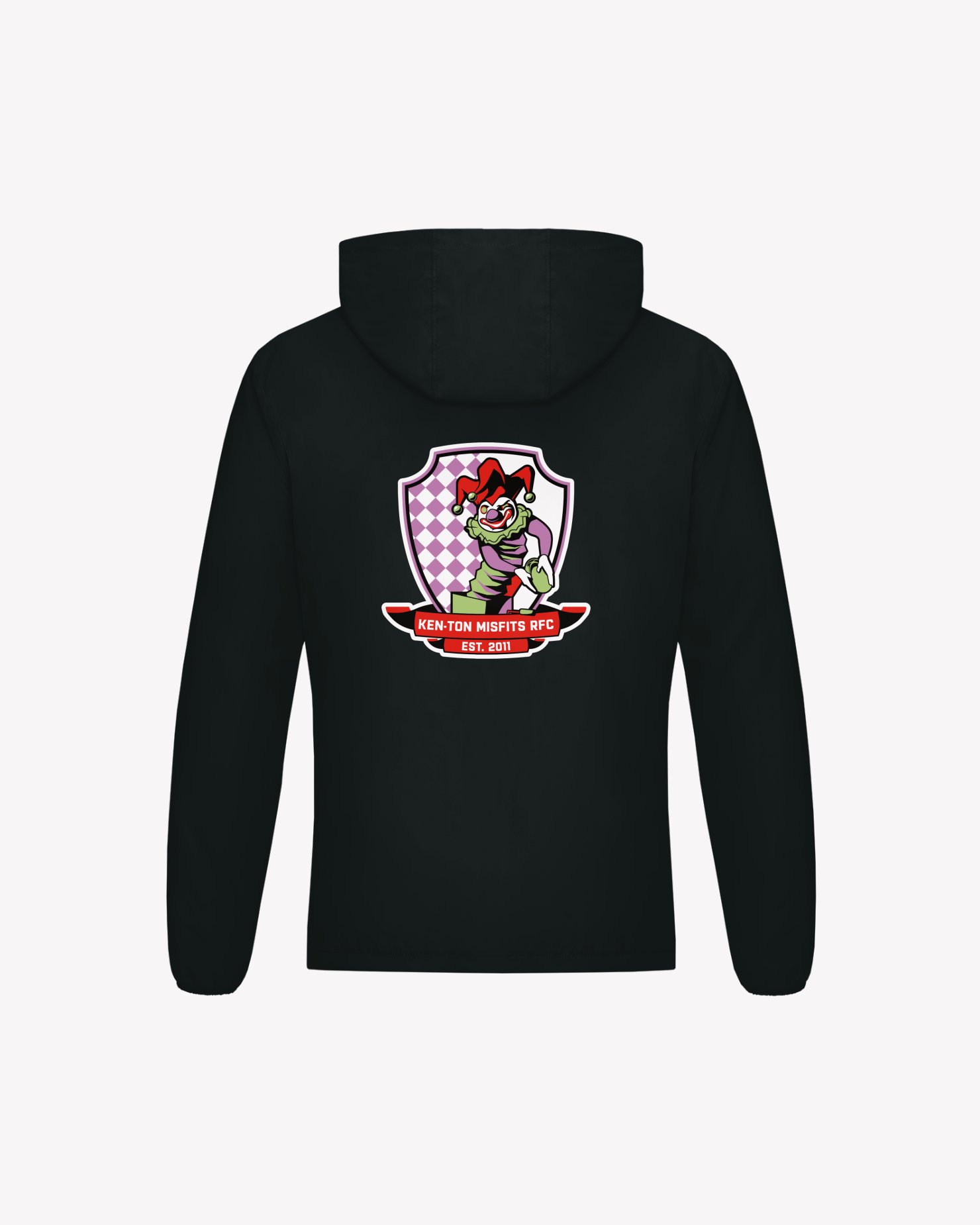 Ken-Ton Misfits RFC Hooded Sports Jacket, Black