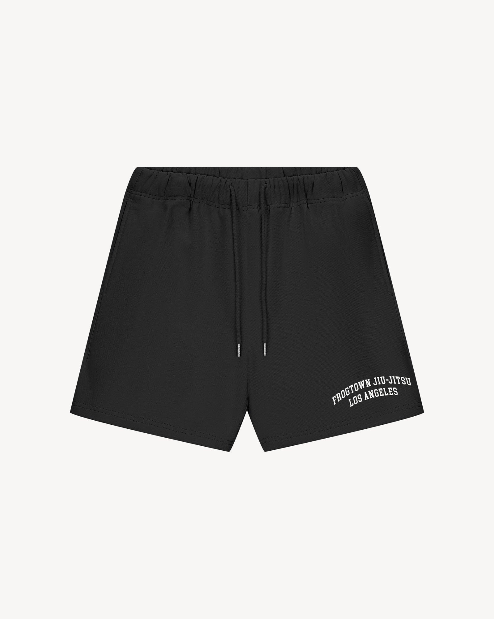 Frogtown Jiu-Jitsu Fleece Gym Shorts, Black