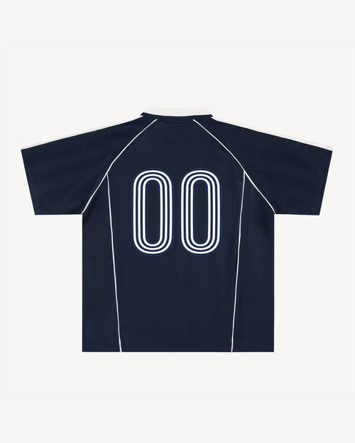 Frogtown Jiu-Jitsu Soccer Jersey. Navy