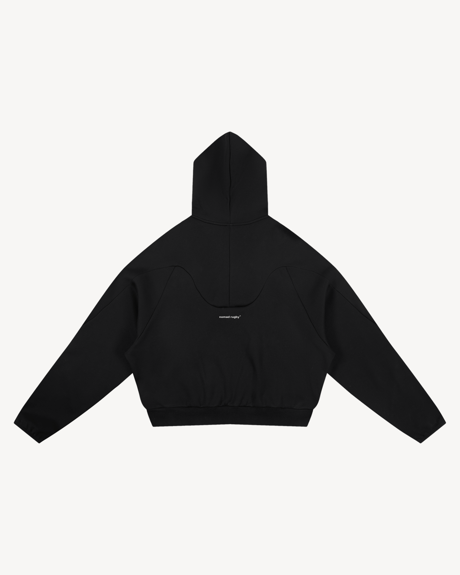 Nomad Rugby Raglan Hoodie, Black