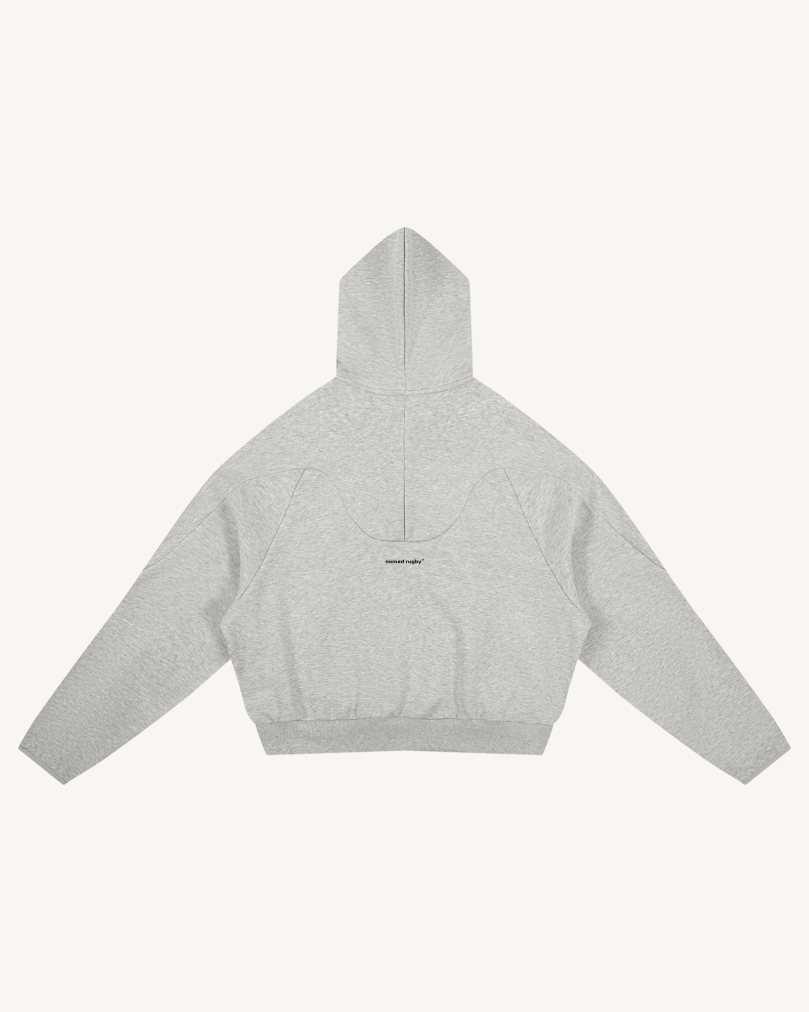 Nomad Rugby Raglan Hoodie, Grey
