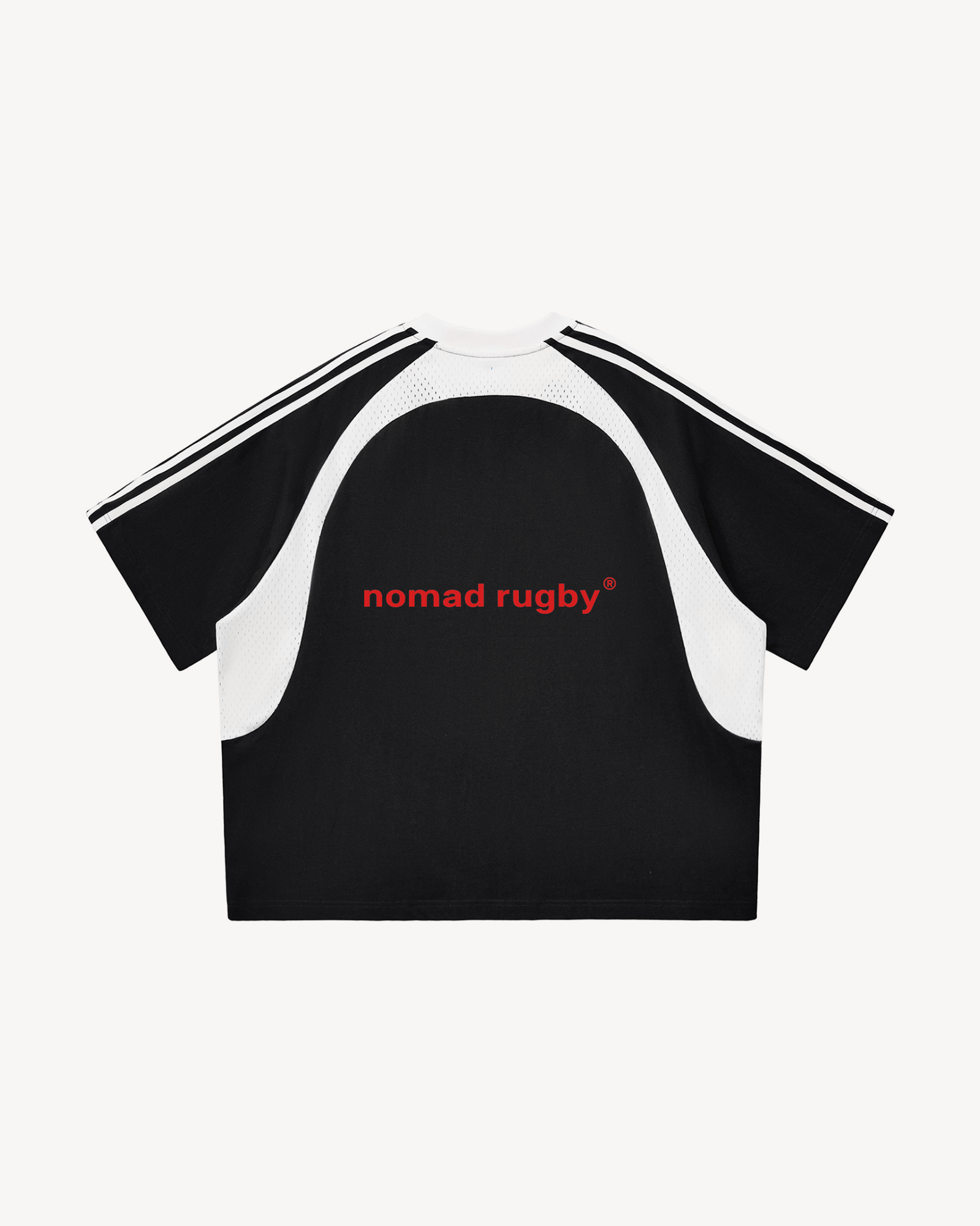 Nomad Rugby Striped Mesh T-Shirt