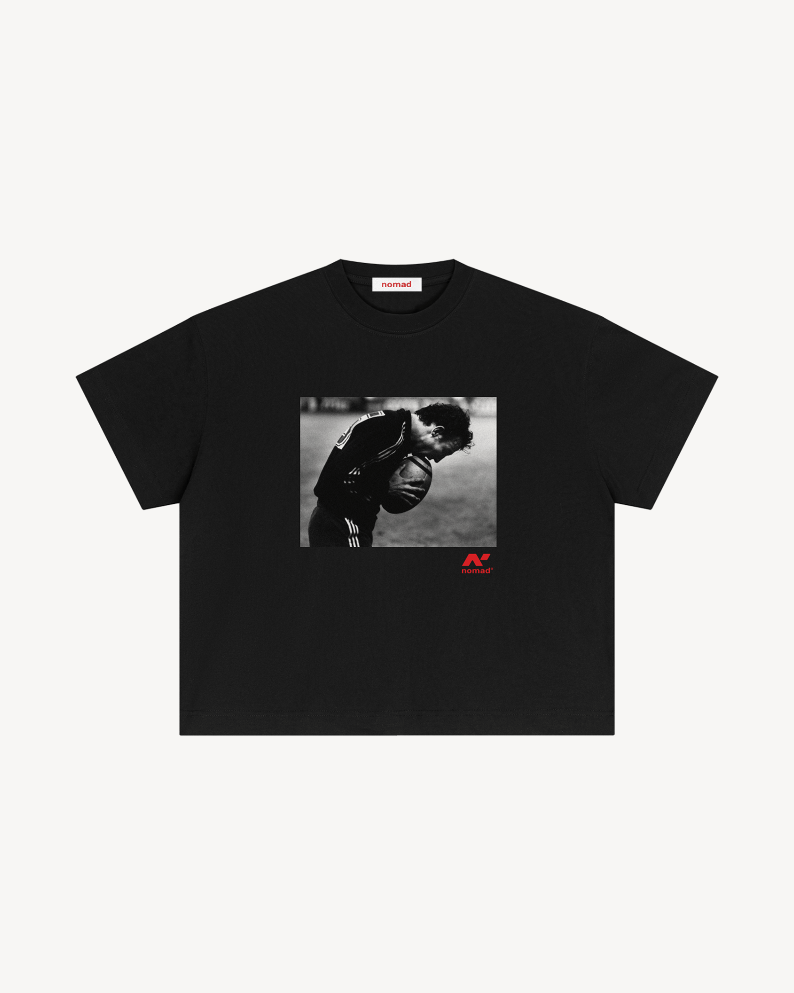 Nomad x Love of the Game Light Weight Box Tee, Black
