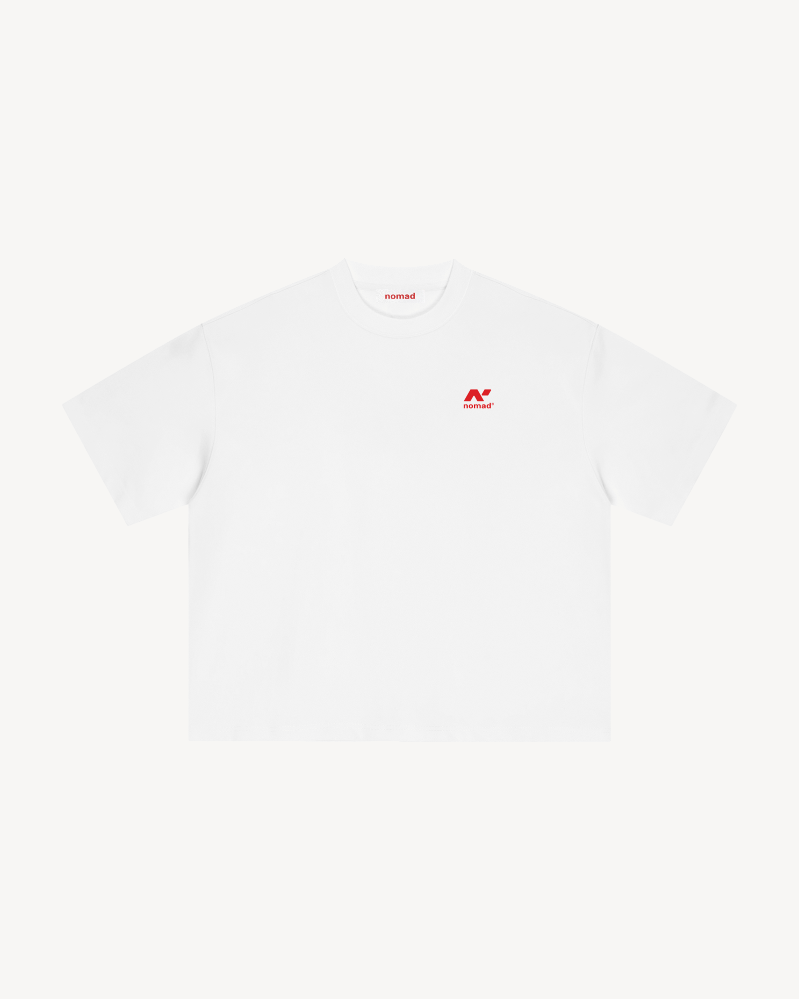 Nomad Olivier Saïsset Loose Box Fit Tee, White