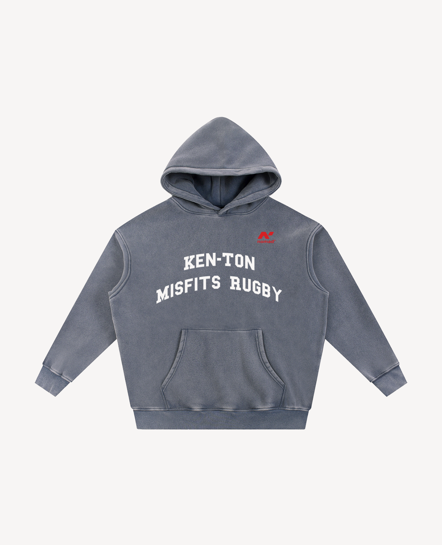 Ken-Ton Misfits RFC College Font Washed Hoodie