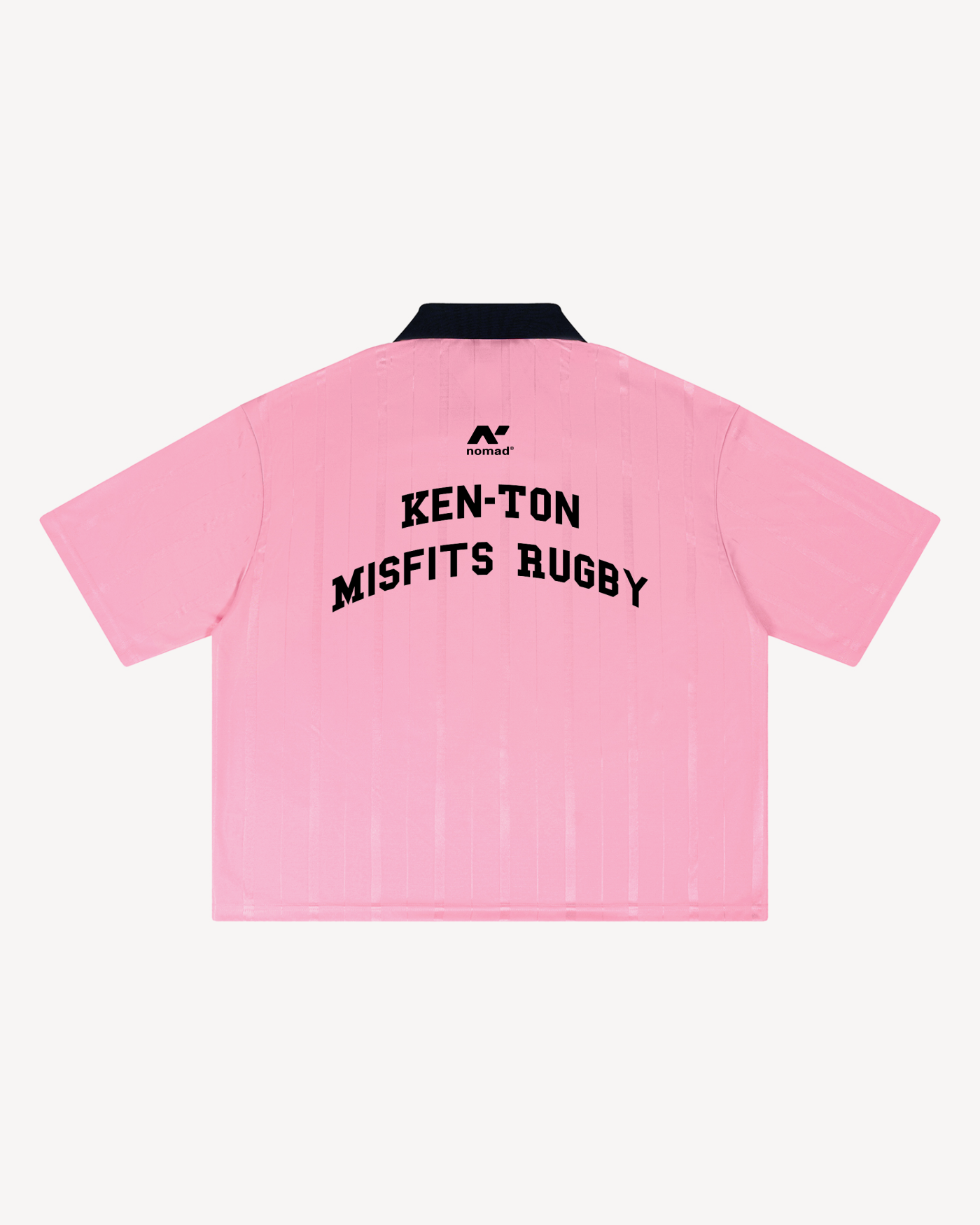 Ken-Ton Misfits RFC Striped Boxy Jersey, Pink