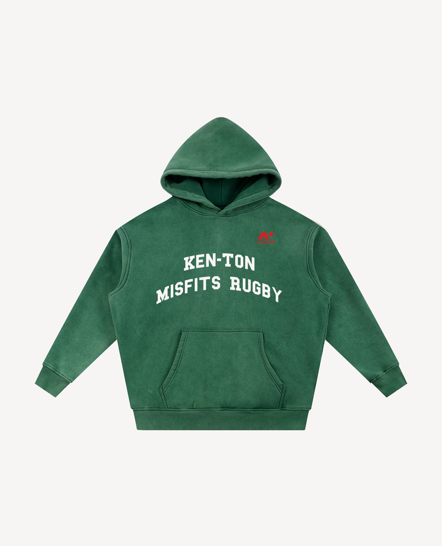 Ken-Ton Misfits RFC College Font Washed Hoodie